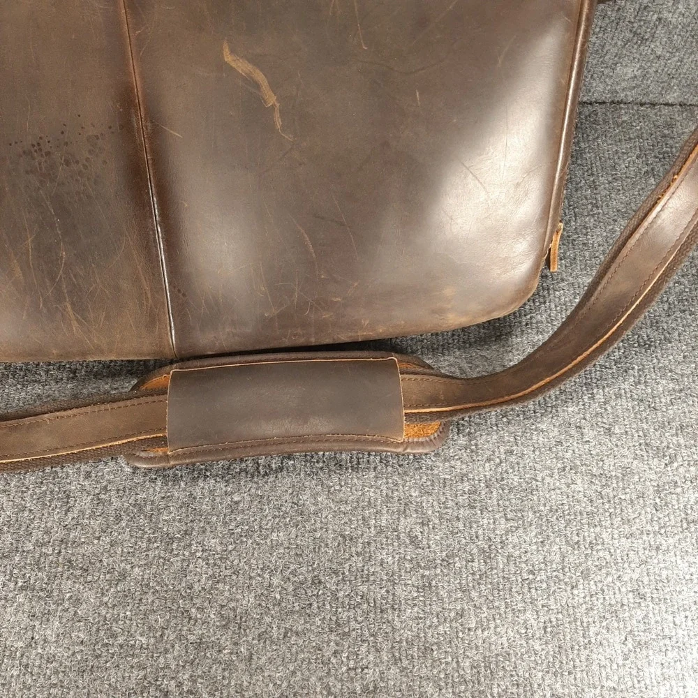 Unbranded distressed leather